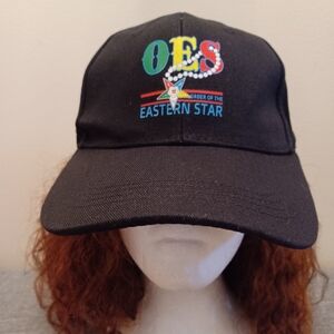 Order of the Eastern Star-Black Adjustable Hat